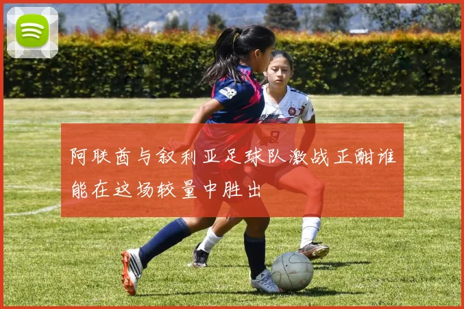 阿联酋与叙利亚足球队激战正酣谁能在这场较量中胜出